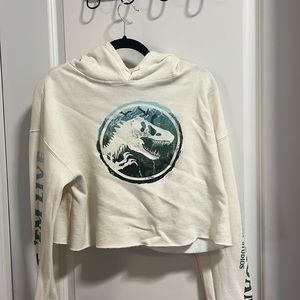 Cropped Jurassic Hoodie